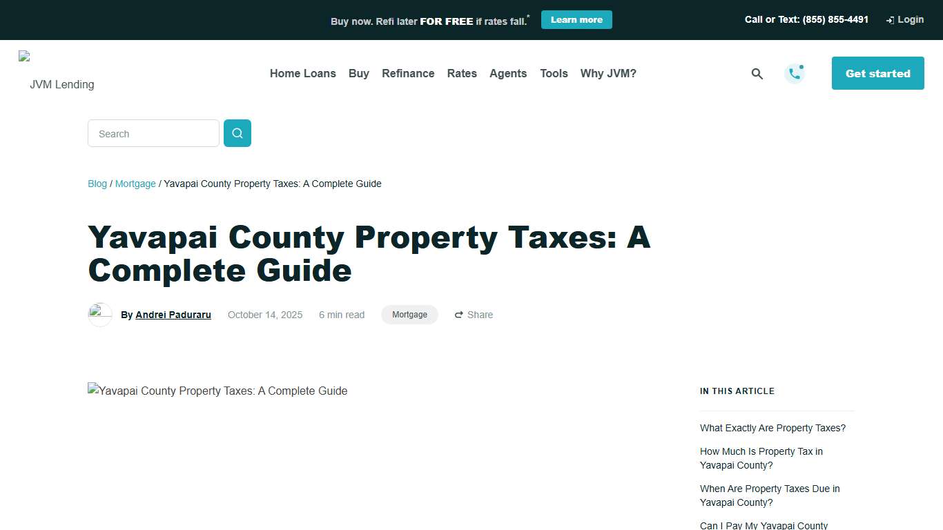 Yavapai County Property Taxes: A Complete Guide - JVM Lending